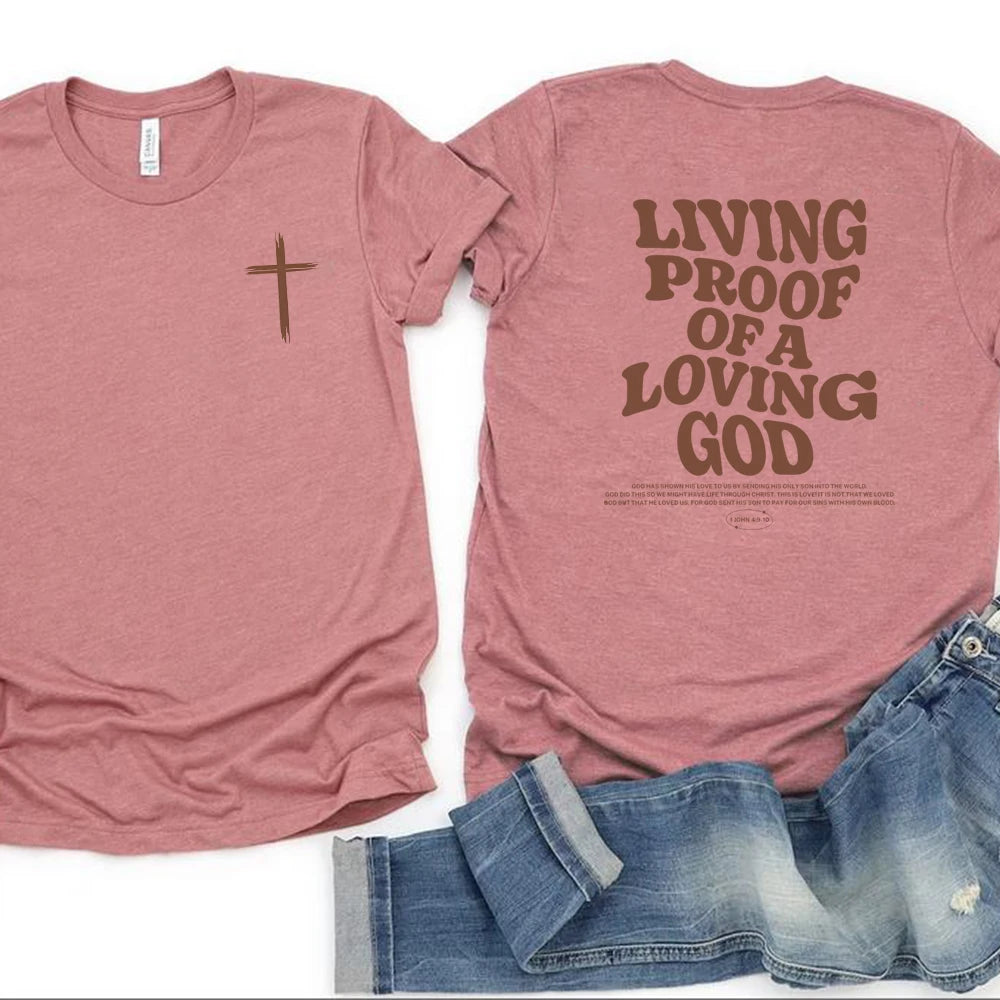 Aesthetic Christian T-Shirt Christian Apparel Brown Jesus Tshirt Trendy Streetwear Clothing Bible Verse Shirts Christian Gift